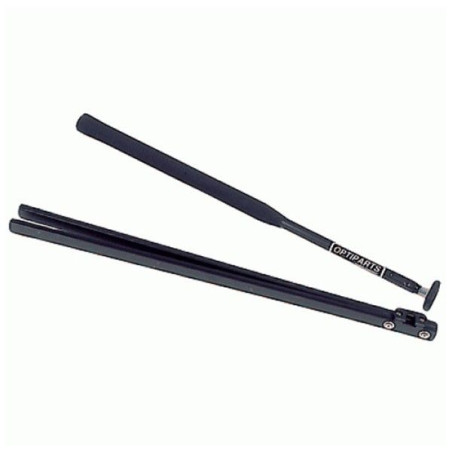 OPTIPARTS - BARRA PER TIMONE NERA E STICK - PROLUNGA DELUXE