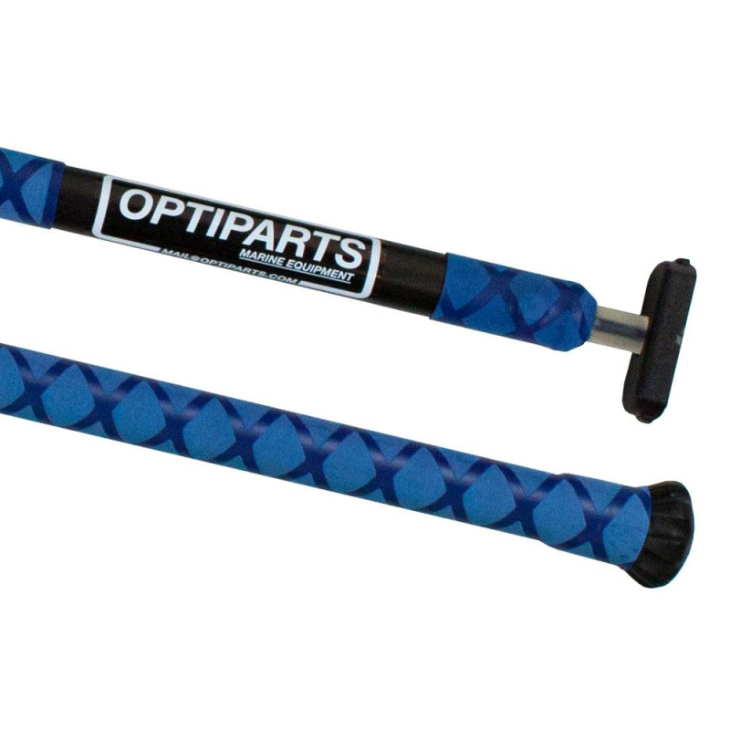 OPTIPARTS - STICK PROLUNGA PER TIMONE 20mm GRIP INTERO CON STOPPER CON SNODO