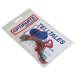 OPTIPARTS - TELLTALES - THREADS WIND VANE RED/GREEN