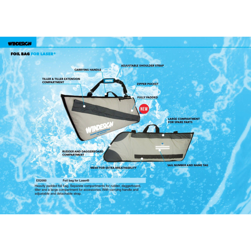 WINDESIGN - SACCA PORTA DERIVA E TIMONE PER LASER®