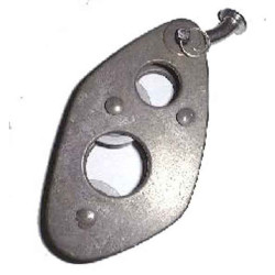 ALLEN V-CLEAT WITH DOUBLE SHEAVE & CURVED KEY