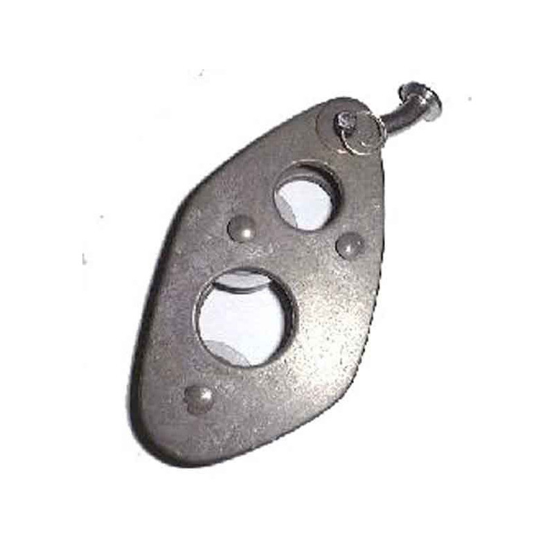 ALLEN V-CLEAT WITH DOUBLE SHEAVE & CURVED KEY