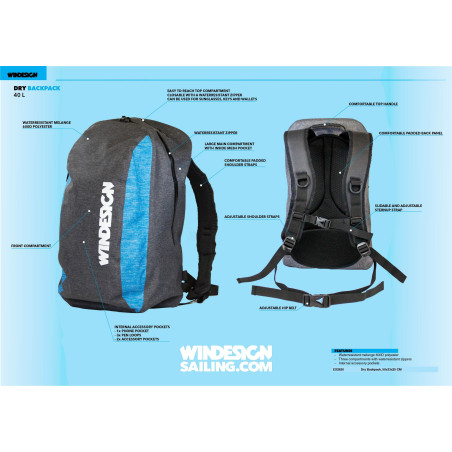 WINDESIGN - ZAINO DRY BACKPACK