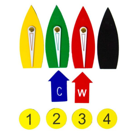 OPTIPARTS - MAGNETIC PROTEST KIT DINGHY - TRAVEL SET - 10 PIECES